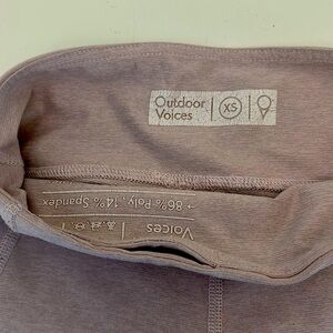 Outdoor Voices Dusty rose leggings XS